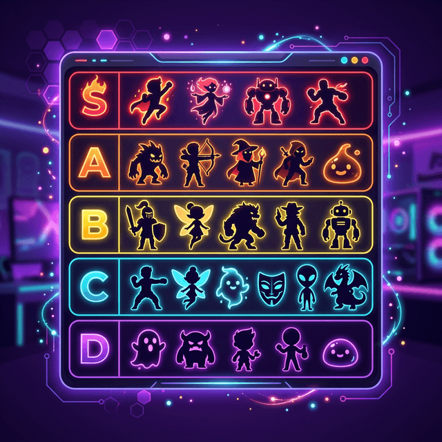 Dandys World Tier List Maker - Rank Characters from S to F Tier